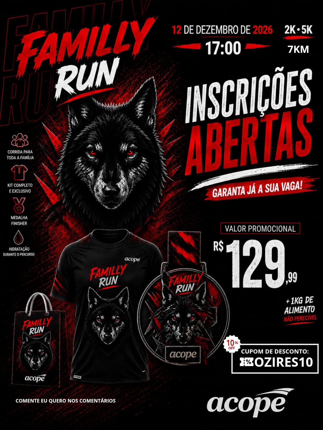 Banner da prova 14ª Family Run