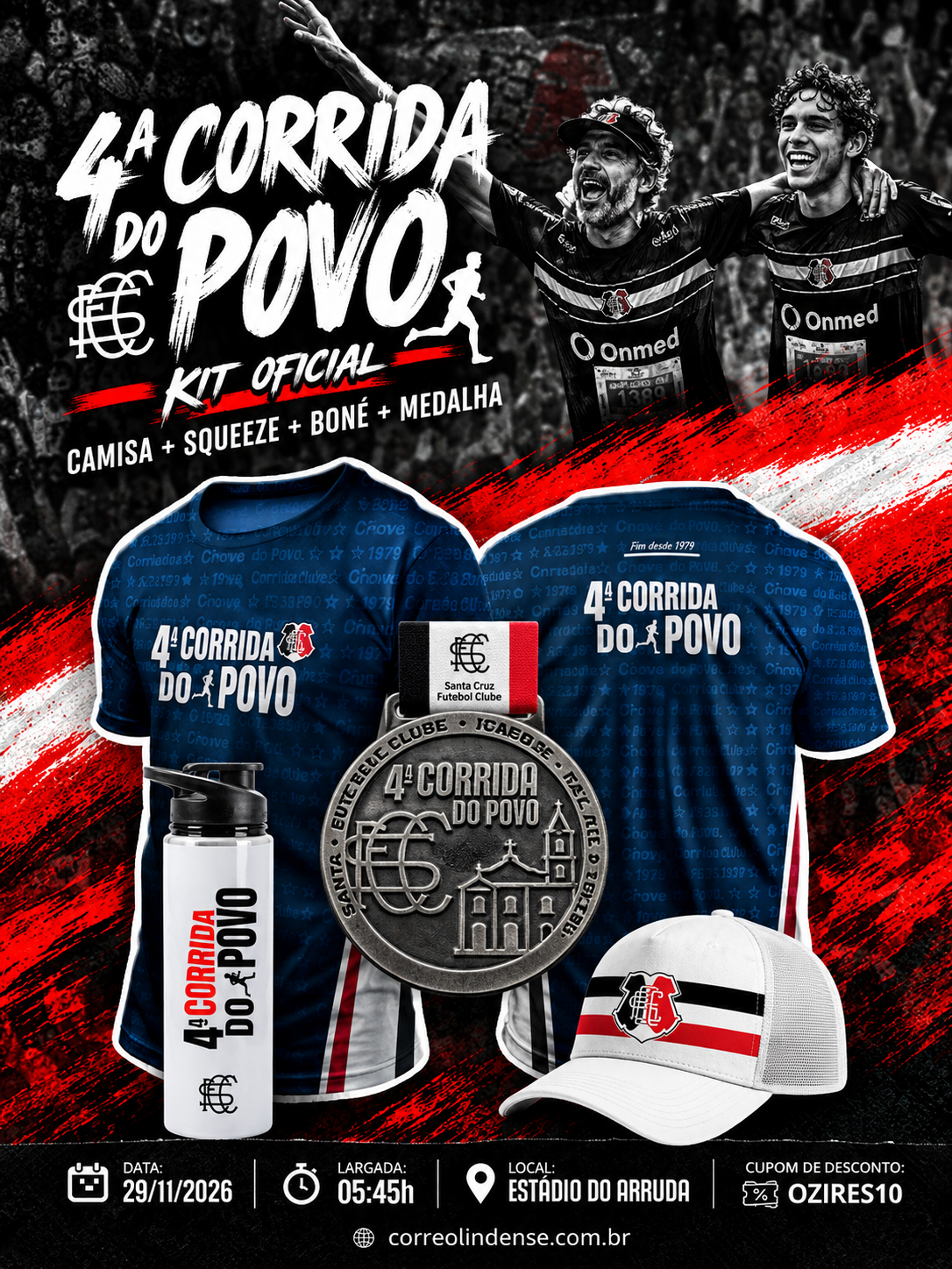 Banner da prova 4ª Corrida do Povo