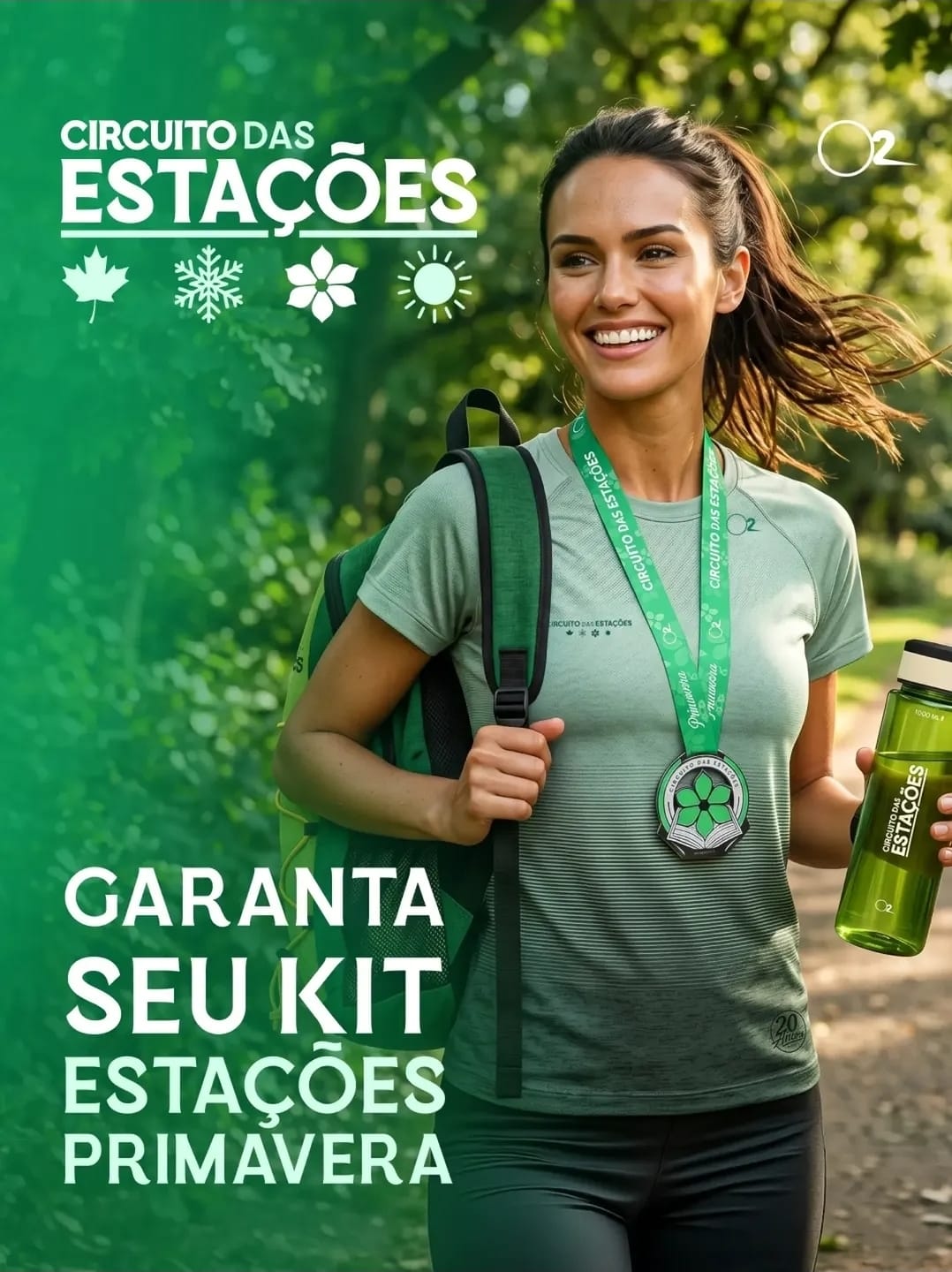 Banner da prova Circuito das Estações - 20 anos • Etapa Primavera • Recife