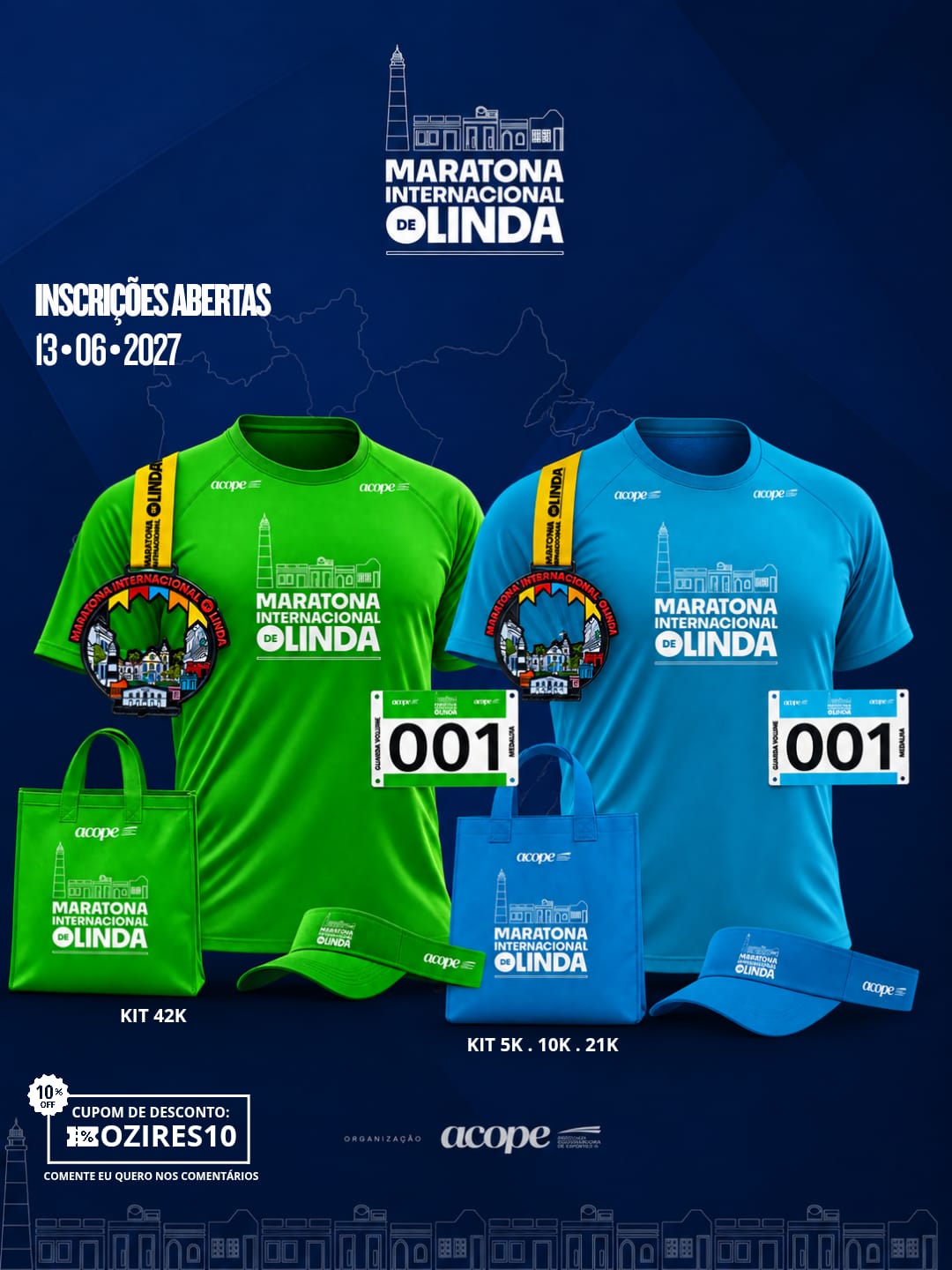 Banner da prova Maratona Internacional de Olinda 2027
