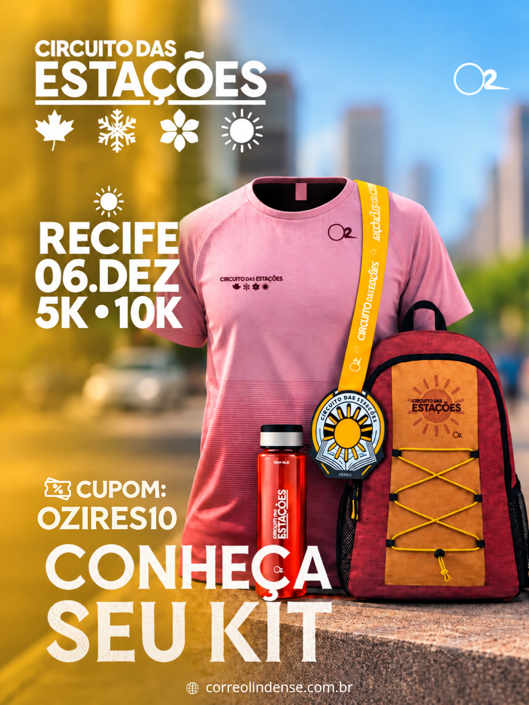 Banner da prova CIRCUITO DAS ESTAÇÕES - 20 anos • ETAPA VERÃO