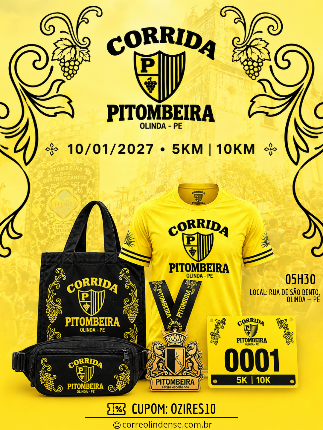Banner da prova CORRIDA PITOMBEIRA