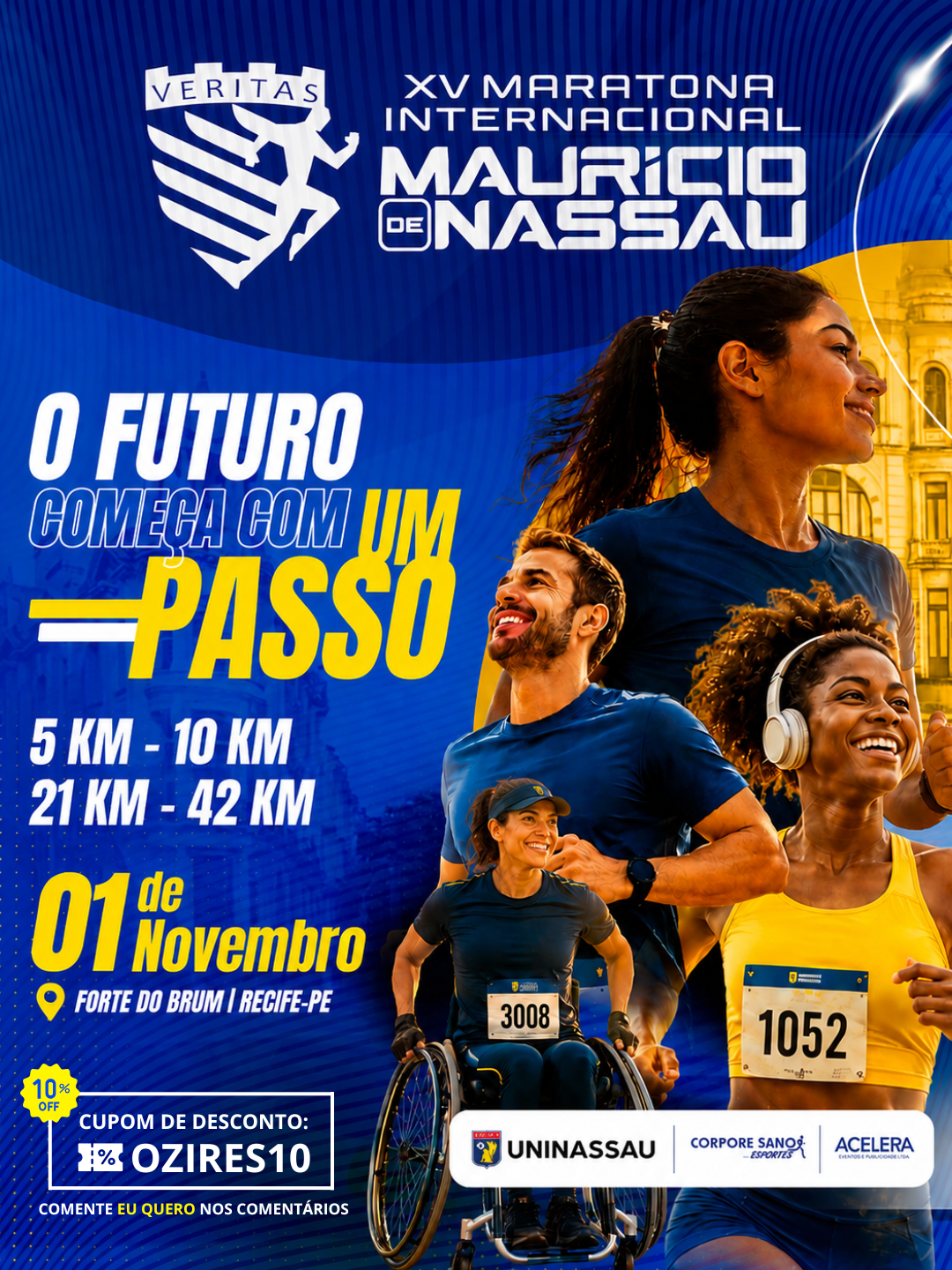 Banner da prova XV MARATONA INTERNACIONAL MAURÍCIO DE NASSAU