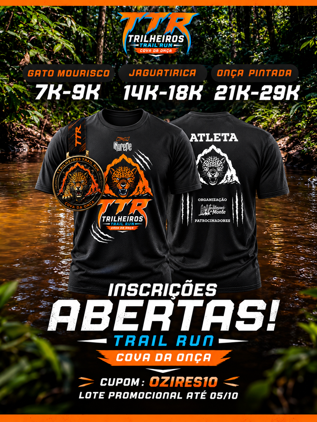 Banner da prova TRILHEIROS TRAIL RUN