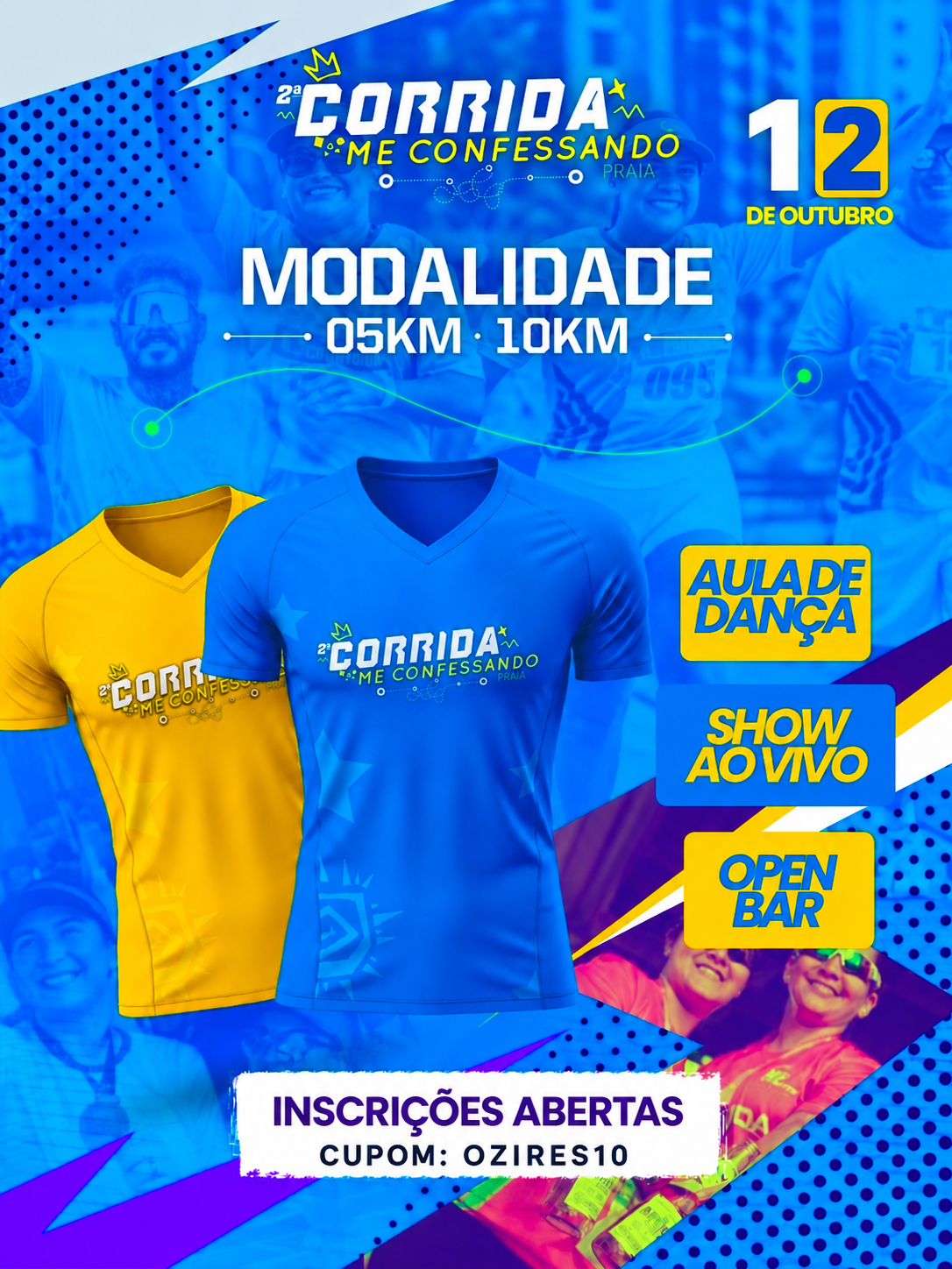 Banner da prova 2ª Corrida Me Confessando