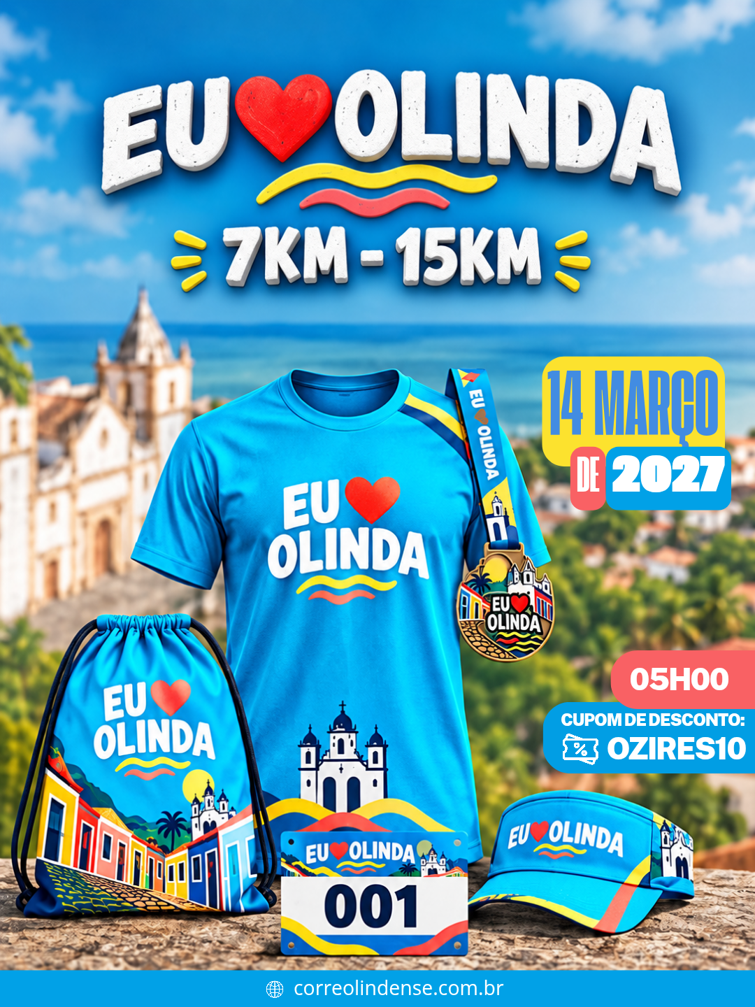 Banner da prova EU AMO OLINDA