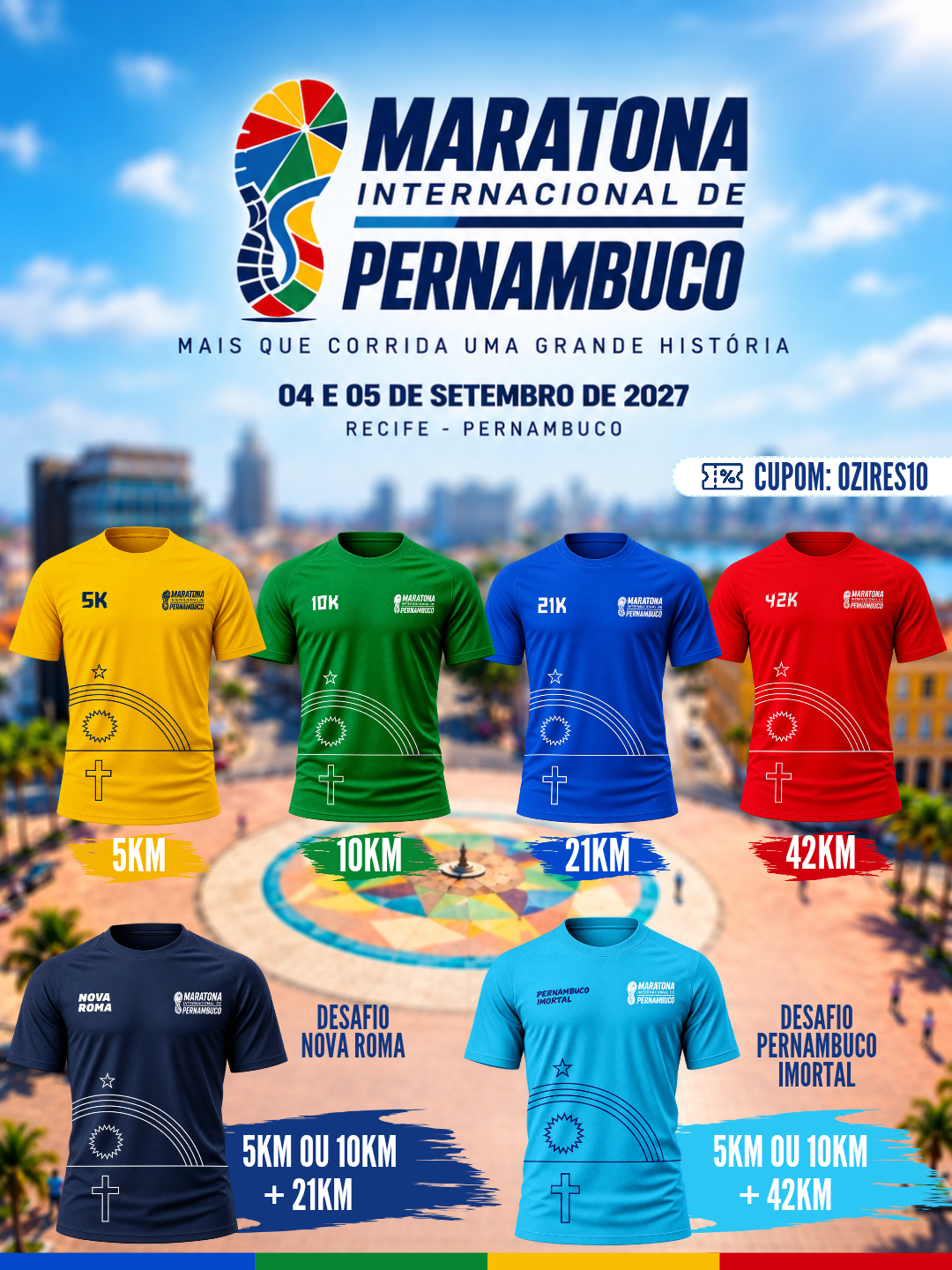 Banner da prova MARATONA INTERNACIONAL DE PERNAMBUCO